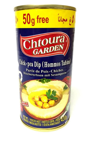 6 x 430g Chtoura Hummus bi Tahina Kichererbsenpüree