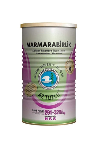 Marmarabirlik Natürliche schwarze Oliven S [weniger salziges Salamura] / 800 g