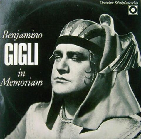 Benjamino Gigli in Memorian