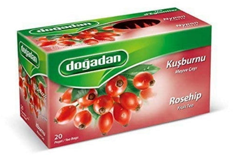 Dogadan Hagebutte Beuteltee 25 Beutel Früchtetee - Rosehip Fruit Tea
