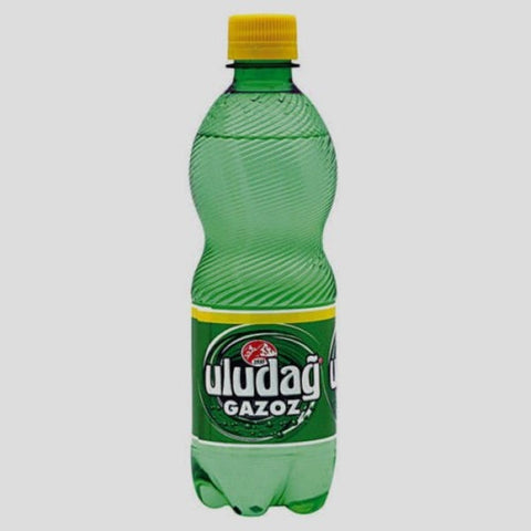 24 Flaschen Uludag Gazoz a 0,5L Türkisches Limonadenartiges Getränk inc. 6,00€ EINWEG Pfand