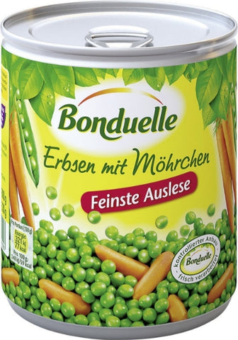 Bonduelle - Erbsen mit Möhrchen Feinste Auslese - 800g/530g