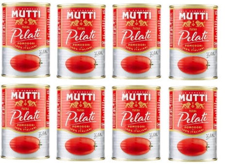8x Mutti Pomodori Pelati bestern geschälte Tomaten sauce aus Italien dose 400g