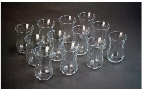 Pasabahce Türkische Teegläser Teeglas Tee Glas "Optik" 12er-Set