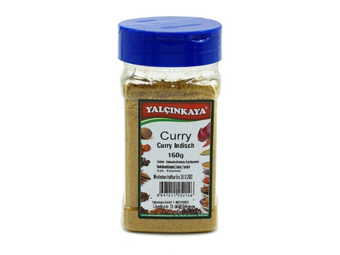 [16,19€ / kg] Curry Indisch - 160g - PET Box Gewürze - Pulver gemahlen scharf - Premium Gewürz PET Mittel