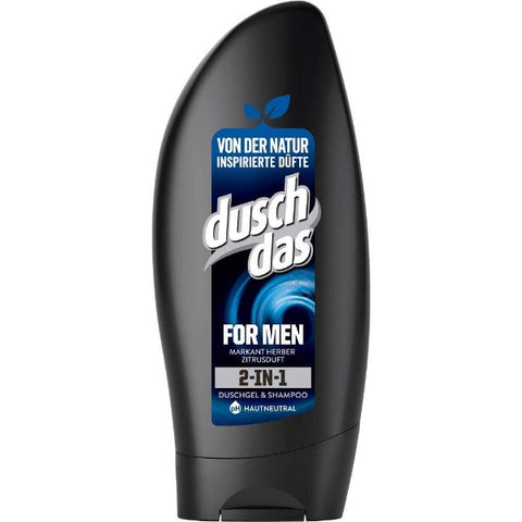 Duschdas 2-in-1 Duschgel und Shampoo For Men mit langanhaltendem Duft dermatologisch getestet 250 ml 1 Stück