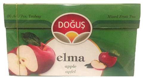 Dogus Apfeltee Elma Apple Beuteltee Mixed Fruit Tea - 5er Pack (100 Beutel)