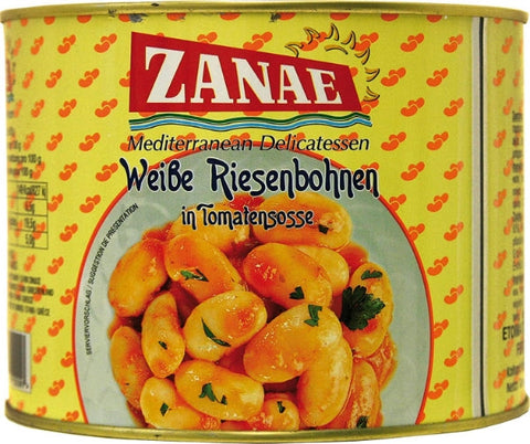 Zanae Weiße Riesenbohnen in Tomatensauce, 2 kg 453603