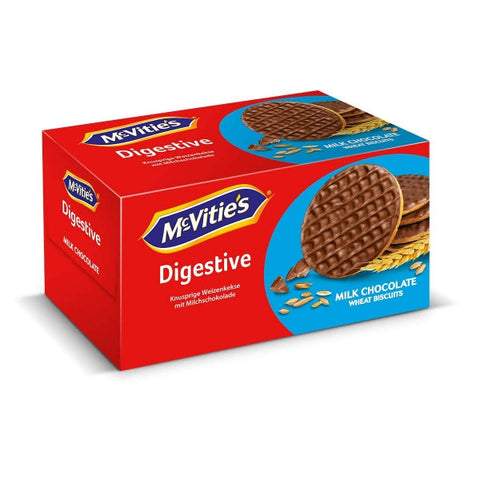 McVitie's Digestive Milk Chocolate 1 x 200 g – knusprige Kekse mit Schokoladenüberzug – Bisquits nach traditioneller Rezeptur – Milchschokolade