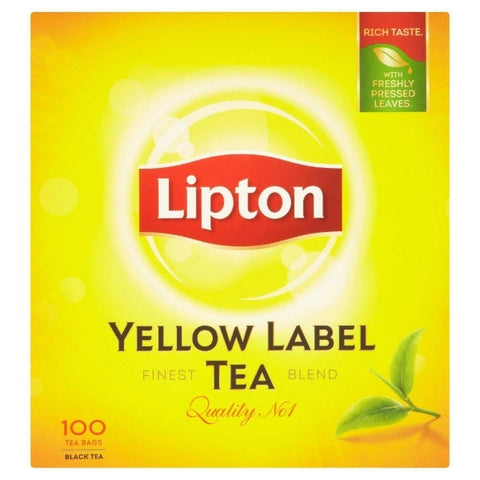 4 x 100 Teebeutel Lipton Yellow Label Tee - Schwarztee (600g)