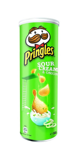 Pringles Sour Cream & Onion, 3er Pack (3 x 165 g Dose)