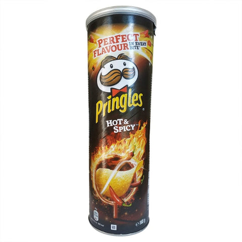 Scharfe und würzige Chips | Pringles | Scharf | Gesamtgewicht 165 Gramm