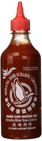 Flying Goose Chilisauce, Sriracha, sehr scharf, 455 ml Packung