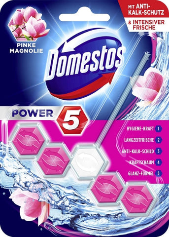 Domestos WC-Stein Power 5 Pinke Magnolie, 55 ml