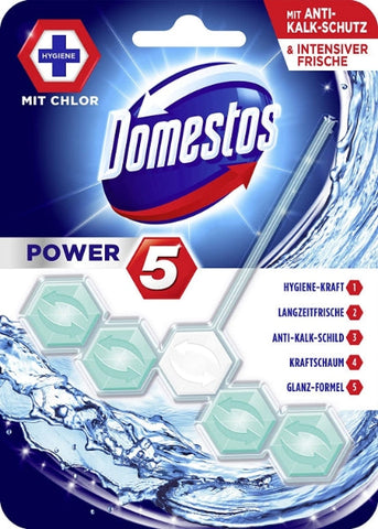 Domestos WC-Stein Power 5 mit Chlor, 55 ml
