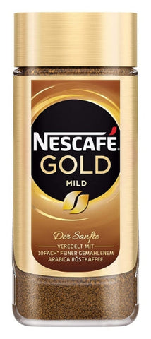 NESCAFÉ GOLD Mild, löslicher Bohnenkaffee aus erlesenen Kaffeebohnen, Instant-Pulver, koffeinhaltig & aromatisch, 1er Pack (1 x 200g)