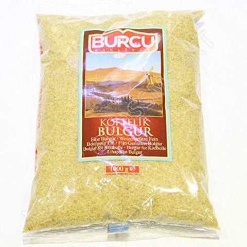 Burcu Köftelik Bulgur Weizen 1kg für türkische Rezepte z.B. zur Zubereitung Bulgur Salat oder Bulgur Frikadellen