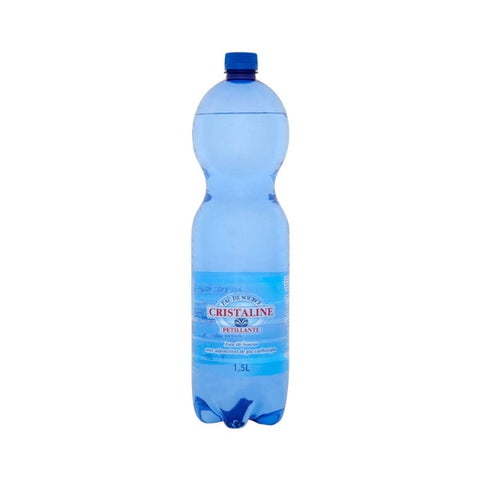 Cristaline Sprudelwasser mit Kohlensäure 1,5 l pro Flasche, Tablett 6 Flaschen