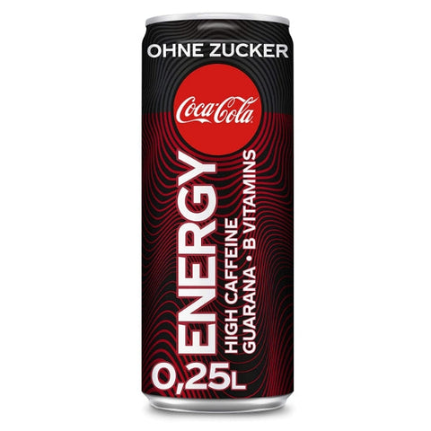 Coca-Cola Energy ohne Zucker EINWEG, (1 x 250 ml)