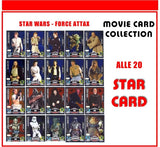 STAR WARS FORCE ATTAX SERIE 3 - Movie Card Collection - Deutsch - Alle 20 Star Card Karten